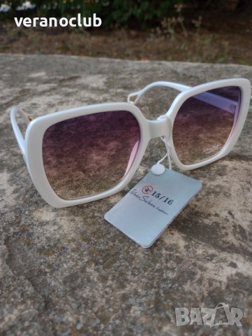 Слънчеви очила с Бели Рамки, снимка 3 - Слънчеви и диоптрични очила - 41877070