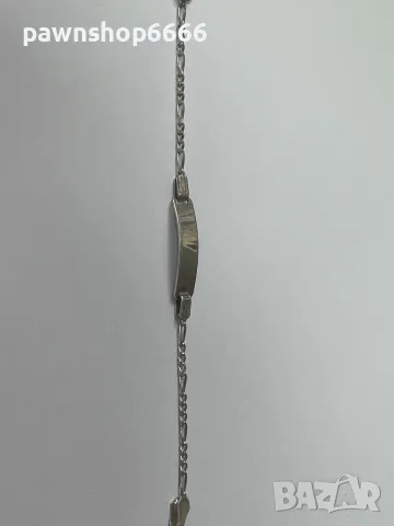 Сребърна гривна , снимка 2 - Гривни - 47700288