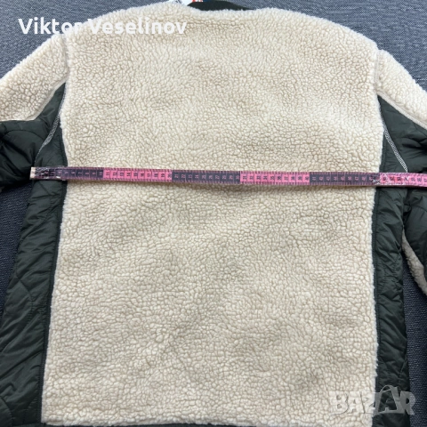 Superdry Vintage Sherpa Zip Through Мъжко Яке Размер L Fleece Pile, снимка 7 - Якета - 53036820