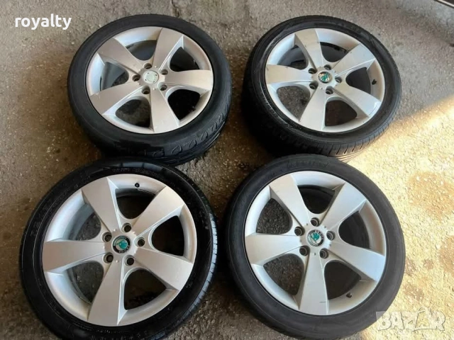 5х112 17 Джанти Skoda VW Seat Audi 5x112 Шкода Сеат Ауди Фолксваген, снимка 4 - Аксесоари и консумативи - 51734048