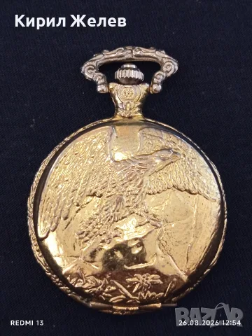 Винтидж стил джобен часовник механичен SAIHO 17 jewels за КОЛЕКЦИОНЕРИ 30123, снимка 2 - Джобни - 55815990