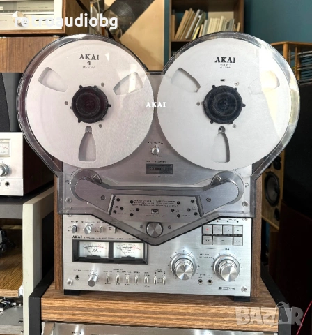 🔈ТОП колекционерски ролков магнетофон AKAI GX-635 DB + набове + ролки + оригинален капак🔈, снимка 2 - Декове - 53829521