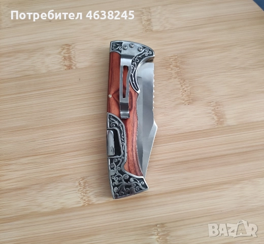 сгъваем нож , снимка 3 - Ножове - 52943365