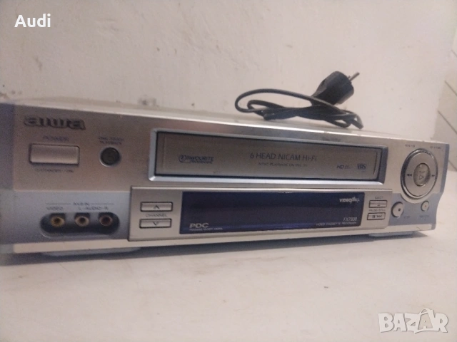 Видео плеър Aiwa HV-FX7800  6-главов VHS РАБОТЕЩ!!! , снимка 8 - Аудиосистеми - 53215644