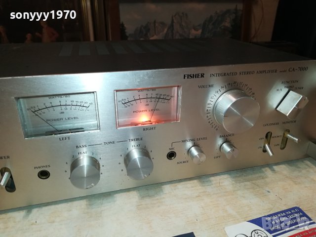 FISHER AMPLIFIER-MADE IN JAPAN 2006231628, снимка 6 - Ресийвъри, усилватели, смесителни пултове - 41288548