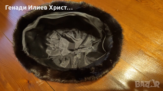 Дамска шапка от визон, снимка 4 - Други - 53396243