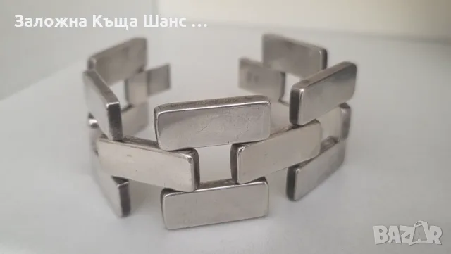 Сребърна гривна Georg Jensen 925 S Denmark 194, снимка 2 - Гривни - 55960121