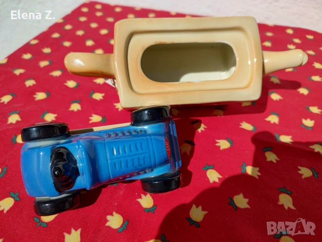 Винтидж чайник играчка състезателна кола, снимка 16 - Колекции - 53845101