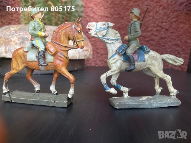 Стари фигурки войници от 30-те год на миналия век.Elastolin , Lineol