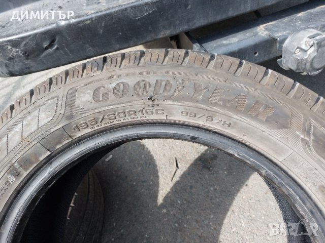 4бр.летни GOOD YEAR 195/60/16C DOT2422-ЦЕНАТА Е ЗА БРОЙ, снимка 9 - Гуми и джанти - 42611672