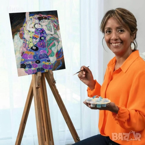 Рисуване по номера с Ravensburger: Gustav Klimt, The Virgin 🖼, снимка 5 - Картини - 52845204