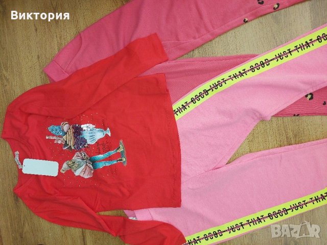 Нови долнища за момиче 11г. и блузка, снимка 4 - Детски анцузи и суичери - 35821003