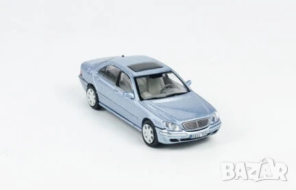 Mercedes-Benz S-Class W220 - мащаб 1:64 на TERMAC моделът е нов в блистер + кутийка, снимка 4 - Колекции - 51267140