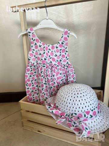 Бебешки рокли с шапки, снимка 2 - Бебешки рокли - 51117748