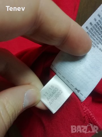 Manchester United Adidas оригинална памучна тениска фланелка Манчесътр Юнайтед Размер М , снимка 8 - Тениски - 41523067