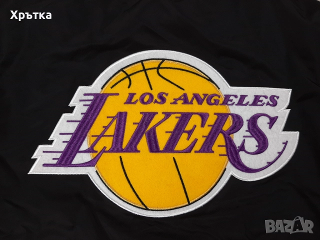NBA Lakers LeBron James Varsity - Оригинално мъжко яке размер XL, снимка 9 - Якета - 52081302