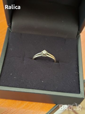 Sofia - Antwerpen пръстен с брилянт / диамант, снимка 5 - Пръстени - 40831575