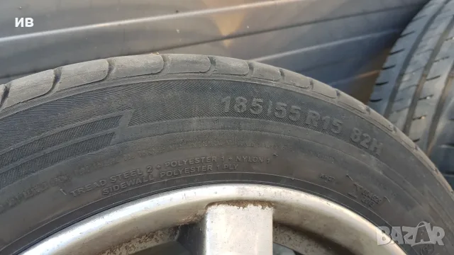 4 броя летни гуми 185/55/15 , снимка 3 - Гуми и джанти - 55835767