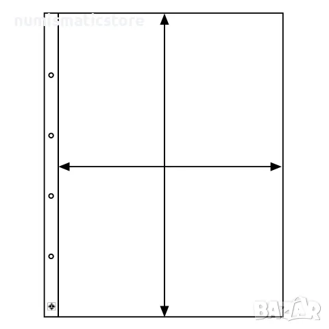 Leuchtturm Kanzlei 1C лист за един документ опаковка от 5 броя!