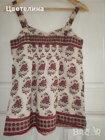 Дамски топ с пайети S размер F&F Blue 20 лв., снимка 4 - Корсети, бюстиета, топове - 42613672