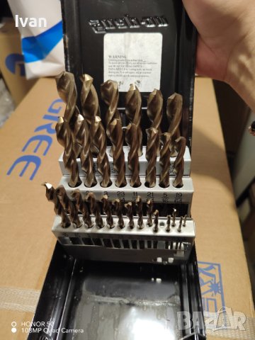 Snap on кобалтови свредла сет 29бр има липсващи, снимка 5 - Други инструменти - 41691769