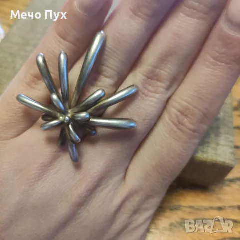 Сребърен комплект - пръстен и висулка (37) , снимка 7 - Бижутерийни комплекти - 49610565