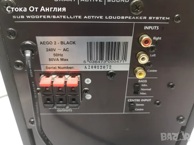 Буфер / субуфер - Acoustic Energy Aego 2 / 150 W, снимка 7 - Тонколони - 55992995