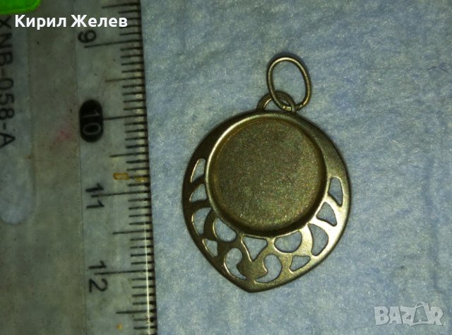 СТИЛЕН АЖУРЕН СРЕБЪРЕН РЕТРО АРТ МЕДАЛЬОН СРЕБРО 925 ПРОБА 40016, снимка 3 - Колиета, медальони, синджири - 42405061