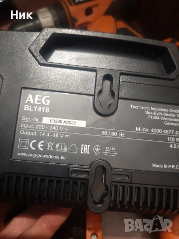 Акумулаторни машини АЕГ 18v, снимка 13 - Винтоверти - 53257654