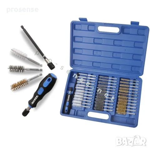 Четки за почистване на отвори 38 части RockForce 