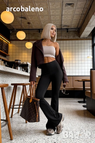 Дамски оформящи разкроени панталони Dream Fit Regular, 2цвята , снимка 11 - Панталони - 53758751