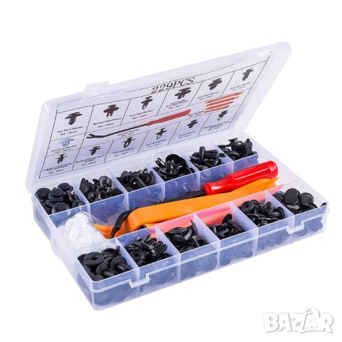 Комплект щипки + инструменти за кори/тапицерия за автомобил