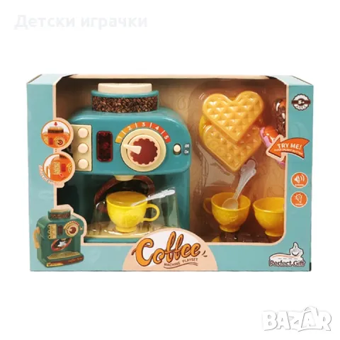Детска кафемашина с чаши и прибори, снимка 4 - Образователни игри - 48683194