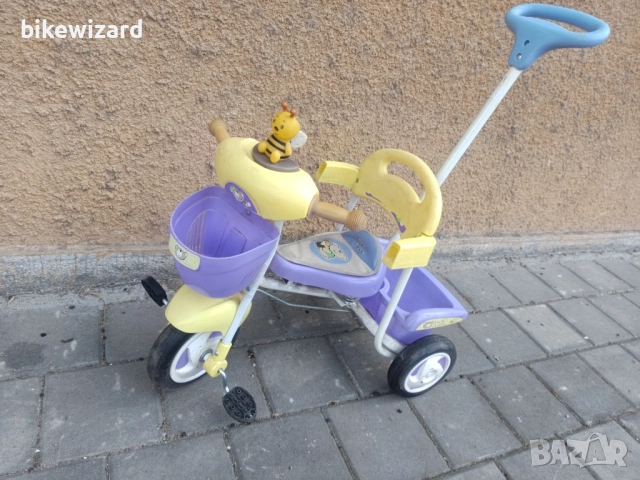 Детска триколка с педали и управление от дръжката, снимка 5 - Детски велосипеди, триколки и коли - 51634136