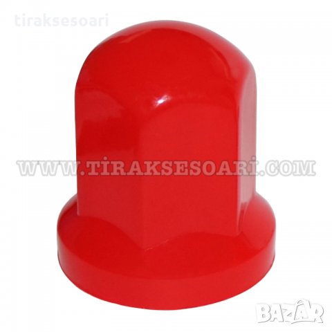 Червени Капачки за гайки за камион Капачки за гайки 32мм 33мм, снимка 2 - Аксесоари и консумативи - 34156555