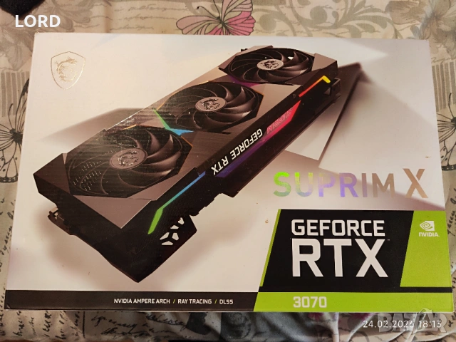 Видеокарта RTX 3070 8GB MSI Supreme X - Проблем!, снимка 11 - Видеокарти - 53609262