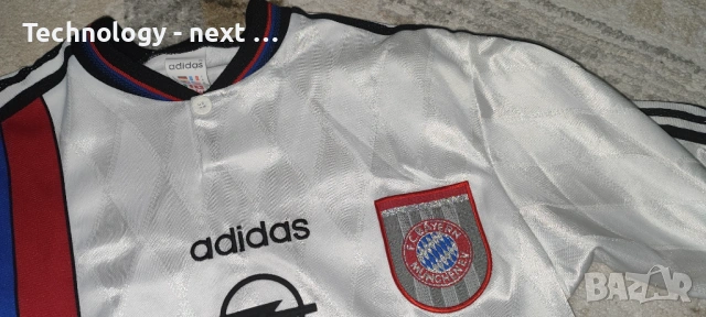 Ретро тениска Bayern Munich 1995/97 – ОРИГИНАЛ – Away Kit – Рядка, снимка 2 - Футбол - 53670687