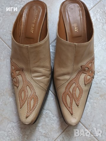 Обувки от естетвена кожа-39 номер, снимка 1 - Чехли - 25776327