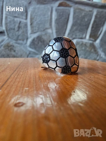 Мъжки сребърен пръстен, снимка 4 - Пръстени - 51316787