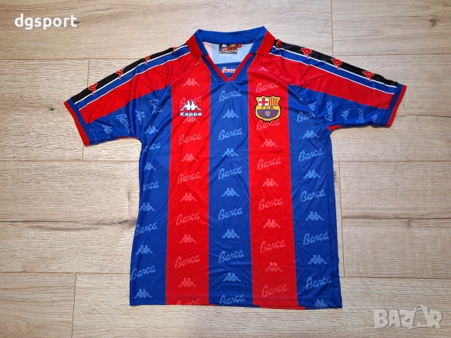 Футболна фланелка на Христо Стоичков #Барселона #ретро модел 1997/98!, снимка 2 - Футбол - 52638692