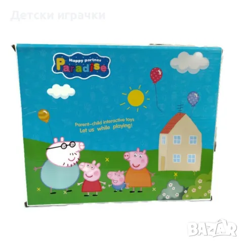Комплект Пепа Пиг и семейство с вана и аксесоари, снимка 2 - Фигурки - 48492145
