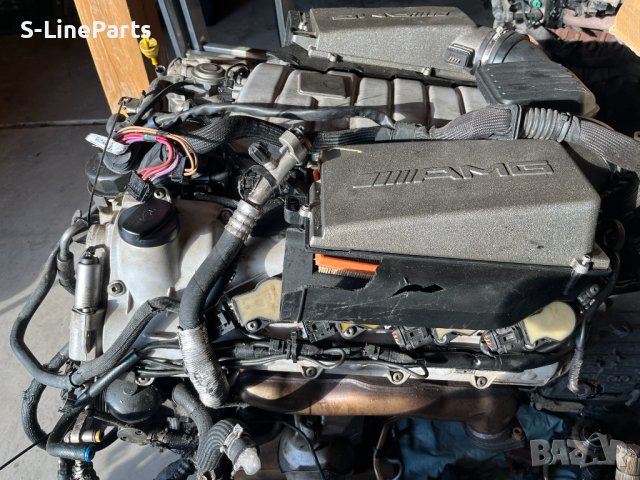 Двигател 6.2 V8 63 AMG *счупен подкартер* - Цена по договаряне Код на мотора M156 M 156 6.2 v8, снимка 5 - Части - 39580790