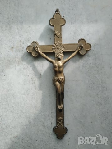 стар кръст,разпятие, снимка 1 - Антикварни и старинни предмети - 38973952