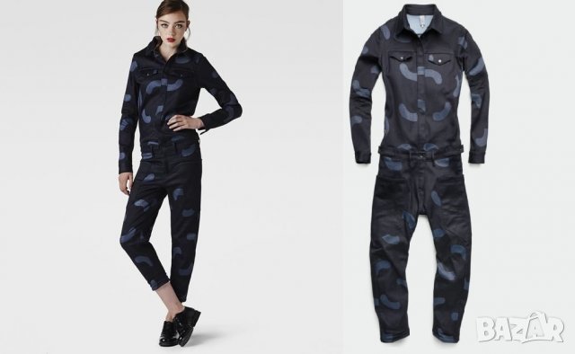 Нов! G-star Drop 2 A CROTCH Boiler Suit - RFTO - Дамски Гащеризон S, снимка 2 - Гащеризони - 39717890