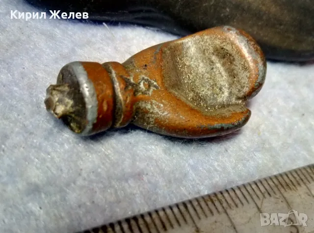 СТАРА ПОМЕДНЕНА ОЛОВНА ФИГУРАЛНА МИНИАТЮРА на БОКСОВА РЪКАВИЦА За КОЛЕКЦИЯ 48894, снимка 2 - Колекции - 48818767