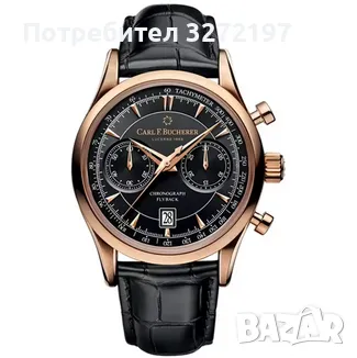 Carl F. Bucherer кварцов часовниk,водоусточив,дата,хронограф, снимка 3 - Мъжки - 49636096