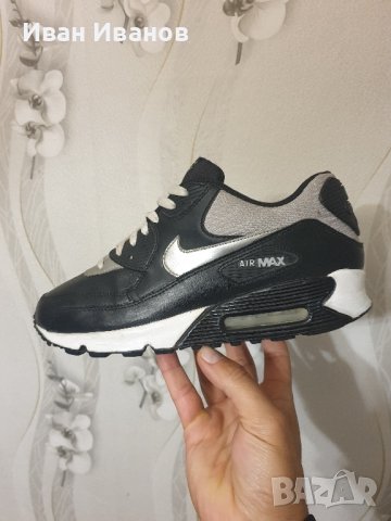 оригинални маратонки Nike Air Max 90 Black номер 42.5, снимка 7 - Маратонки - 42630010