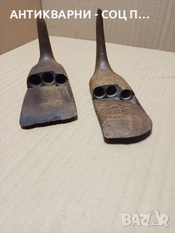 Комплект Соц Стари Дървени Паламарки Паламарка За Жътва На Житни Култури От Старото Време. , снимка 9 - Антикварни и старинни предмети - 52665780