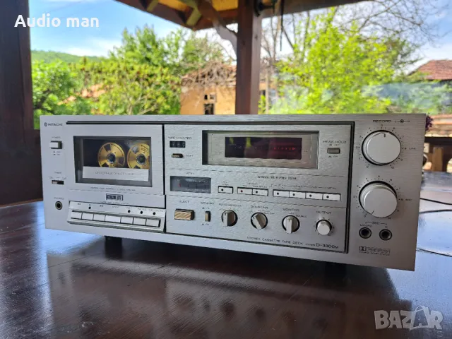 Касетен дек Hitachi D-3300M, снимка 3 - Декове - 50151043