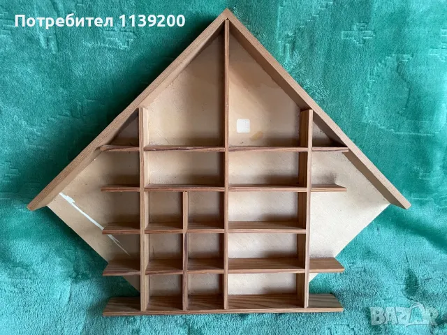 3бр френски винтидж етажерки от дърво за миниатюри, снимка 3 - Декорация за дома - 48160016